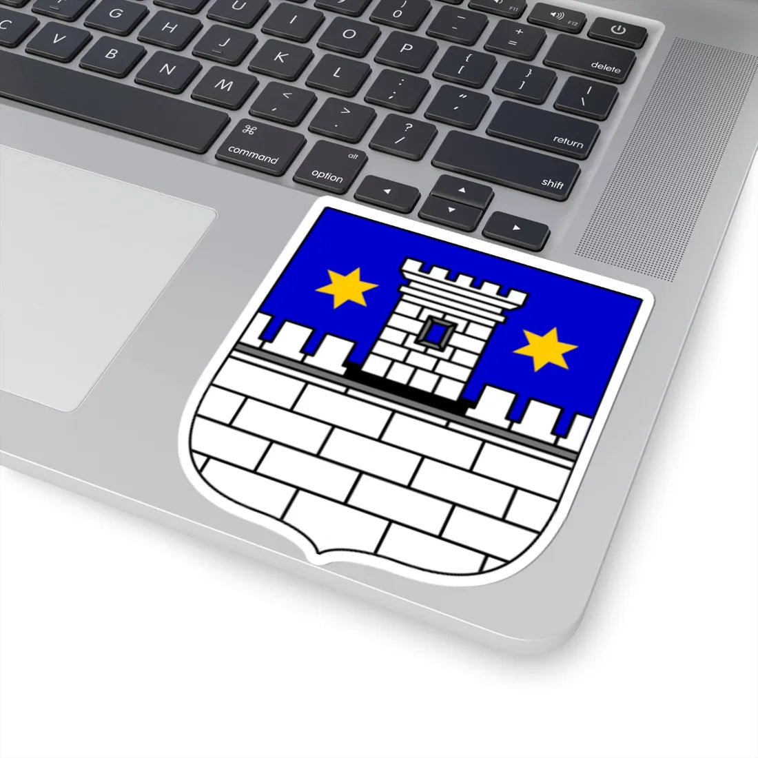 Coat of arms of Cakovec (Croatia) (Coat of Arms) STICKER Vinyl Kiss-Cut Decal - The Sticker Space