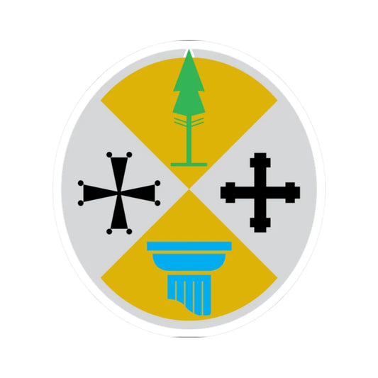 Coat of arms of Calabria (Italy) (Coat of Arms) STICKER Vinyl Kiss-Cut Decal 2 Inch White - The Sticker Space