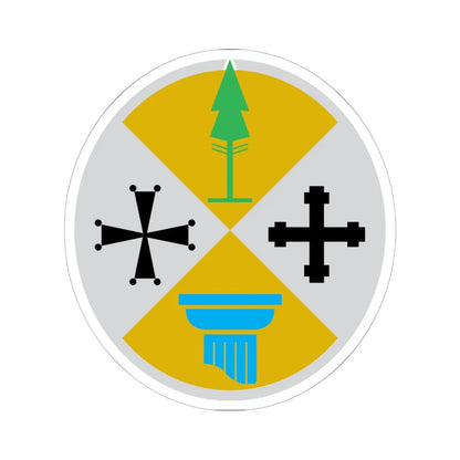 Coat of arms of Calabria (Italy) (Coat of Arms) STICKER Vinyl Kiss-Cut Decal 6 Inch White - The Sticker Space