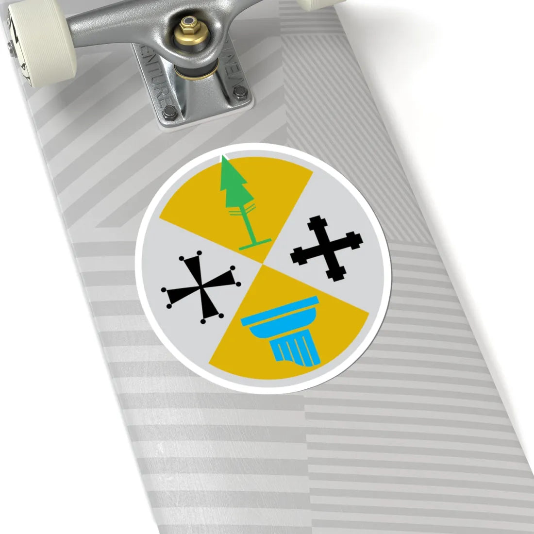 Coat of arms of Calabria (Italy) (Coat of Arms) STICKER Vinyl Kiss-Cut Decal - The Sticker Space