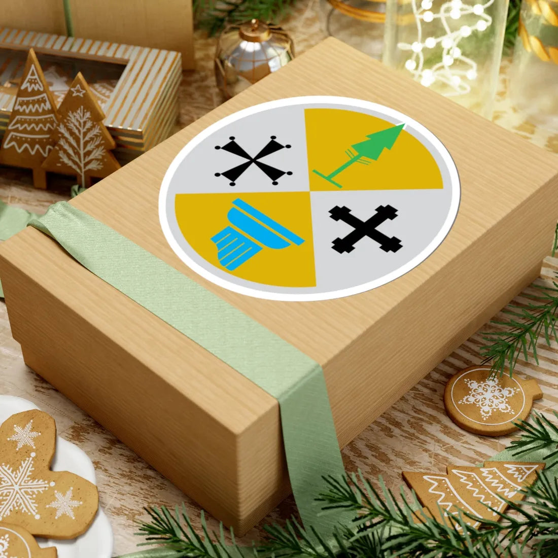 Coat of arms of Calabria (Italy) (Coat of Arms) STICKER Vinyl Kiss-Cut Decal - The Sticker Space