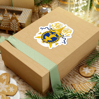 Coat of arms of Cambodia 1864-1970 (Cambodia) (Coat of Arms) STICKER Vinyl Kiss-Cut Decal - The Sticker Space