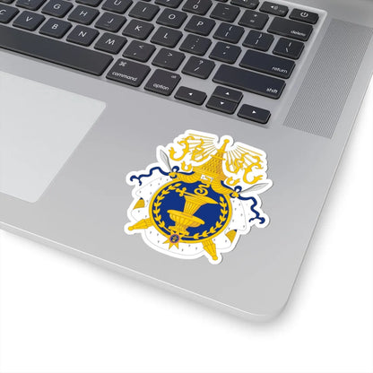 Coat of arms of Cambodia 1864-1970 (Cambodia) (Coat of Arms) STICKER Vinyl Kiss-Cut Decal - The Sticker Space