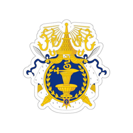 Coat of arms of Cambodia (1864–1970) STICKER Vinyl Die-Cut Decal-White-The Sticker Space