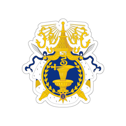 Coat of arms of Cambodia (1864–1970) STICKER Vinyl Die-Cut Decal-White-The Sticker Space