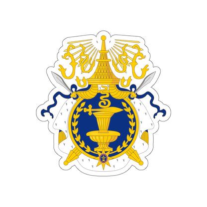 Coat of arms of Cambodia (1864–1970) STICKER Vinyl Die-Cut Decal-White-The Sticker Space