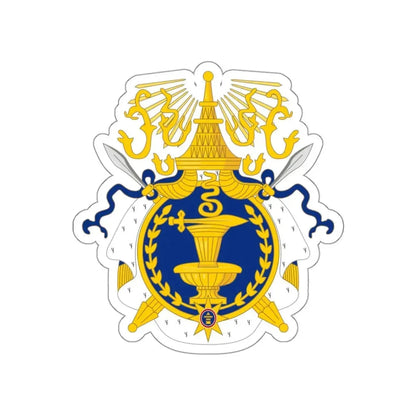 Coat of arms of Cambodia (1864–1970) STICKER Vinyl Die-Cut Decal 3 Inch - The Sticker Space