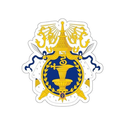 Coat of arms of Cambodia (1864–1970) STICKER Vinyl Die-Cut Decal 4 Inch - The Sticker Space
