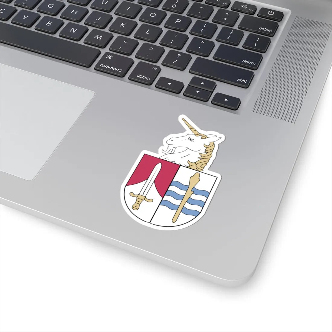 Coat of arms of Camborne Cornwall (England) (Coat of Arms) STICKER Vinyl Kiss-Cut Decal - The Sticker Space