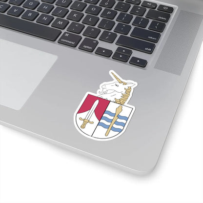 Coat of arms of Camborne Cornwall (England) (Coat of Arms) STICKER Vinyl Kiss-Cut Decal - The Sticker Space