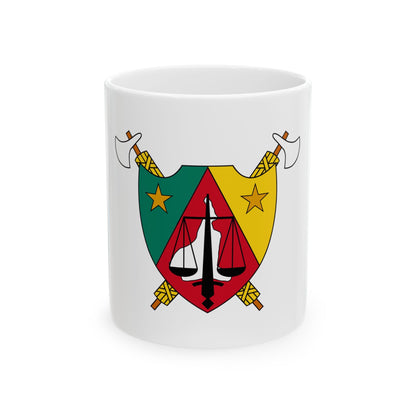 Coat of Arms of Cameroon (1960-1961) - White Coffee Mug