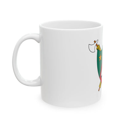 Coat of Arms of Cameroon (1960-1961) - White Coffee Mug