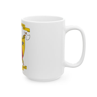 Coat of Arms of Cameroon (1961-1975) - White Coffee Mug-The Sticker Space