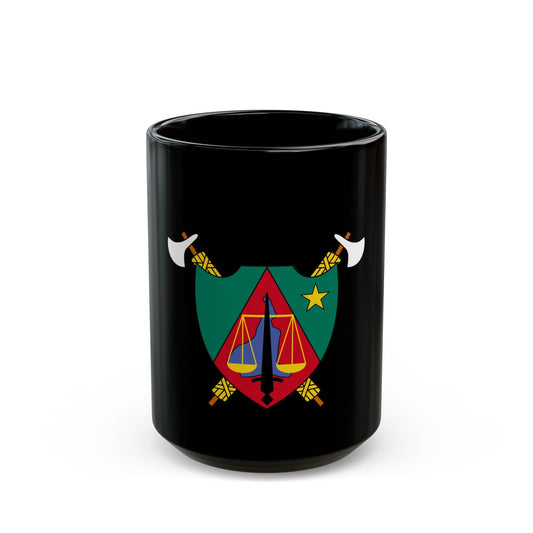 Coat of Arms of Cameroon (1975-1986) - Black Coffee Mug