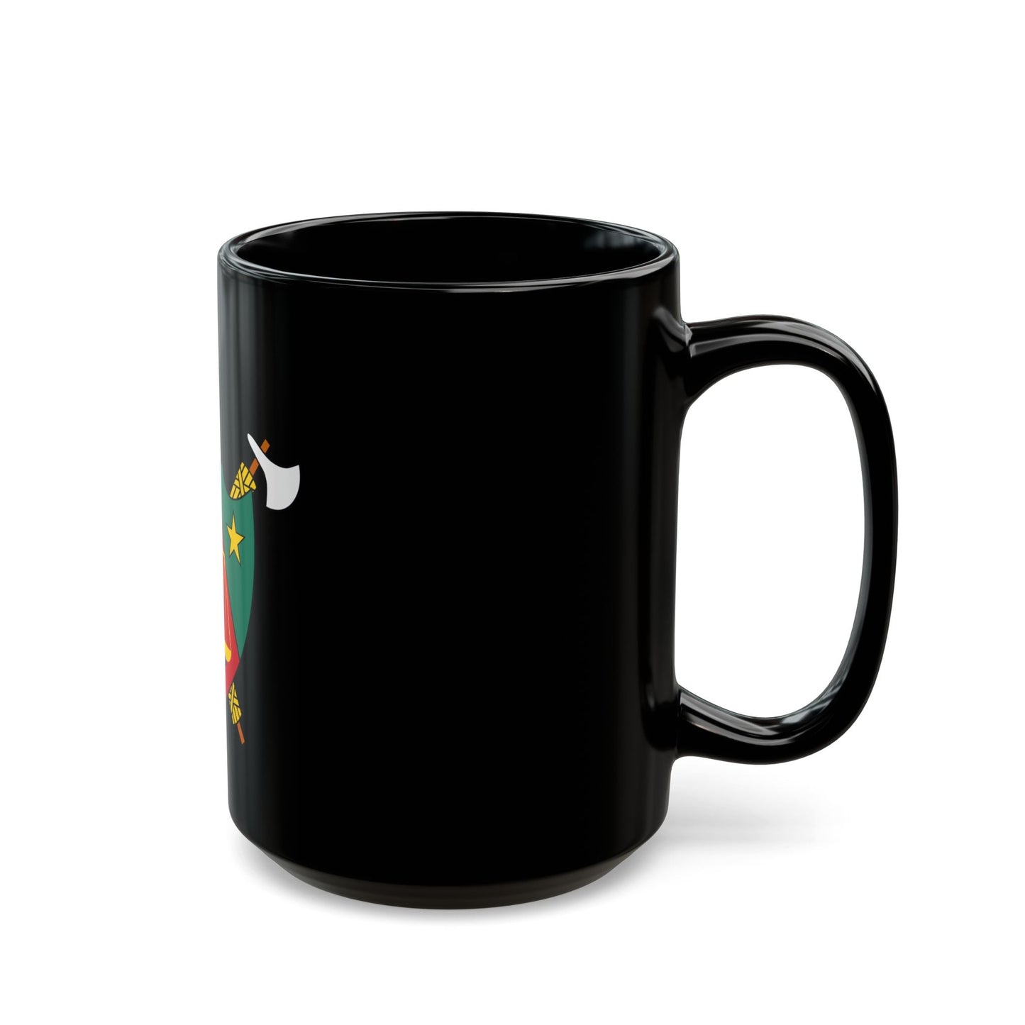 Coat of Arms of Cameroon (1975-1986) - Black Coffee Mug