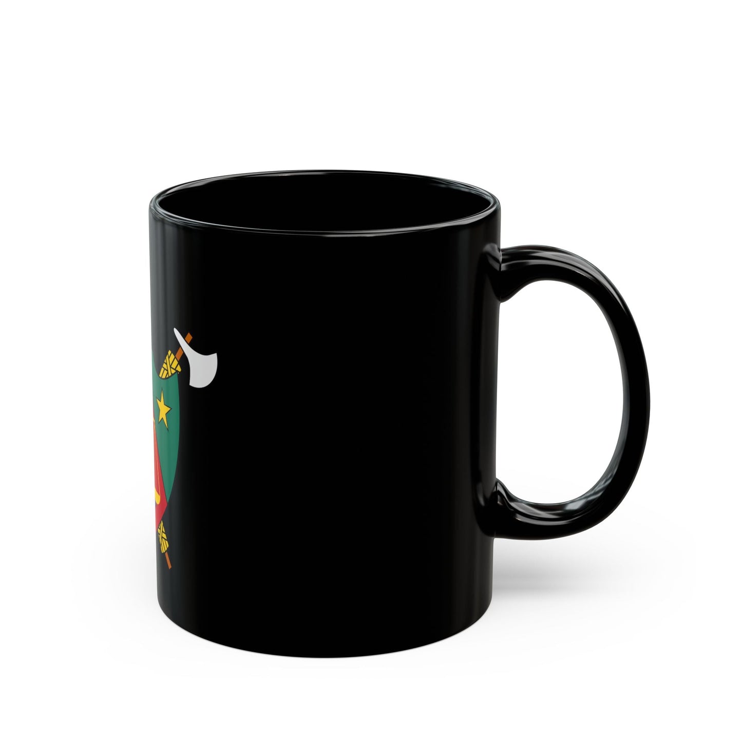 Coat of Arms of Cameroon (1975-1986) - Black Coffee Mug