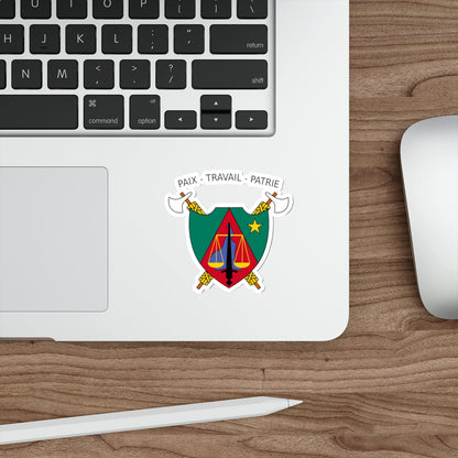 Coat of Arms of Cameroon (1975-1986) STICKER Vinyl Die-Cut Decal-The Sticker Space