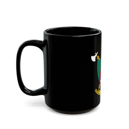 Coat of arms of Cameroon - Black Coffee Mug-The Sticker Space