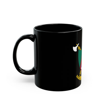 Coat of arms of Cameroon - Black Coffee Mug-The Sticker Space