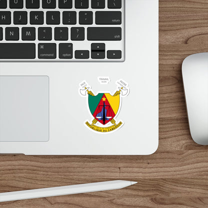 Coat of arms of Cameroon STICKER Vinyl Die-Cut Decal-The Sticker Space