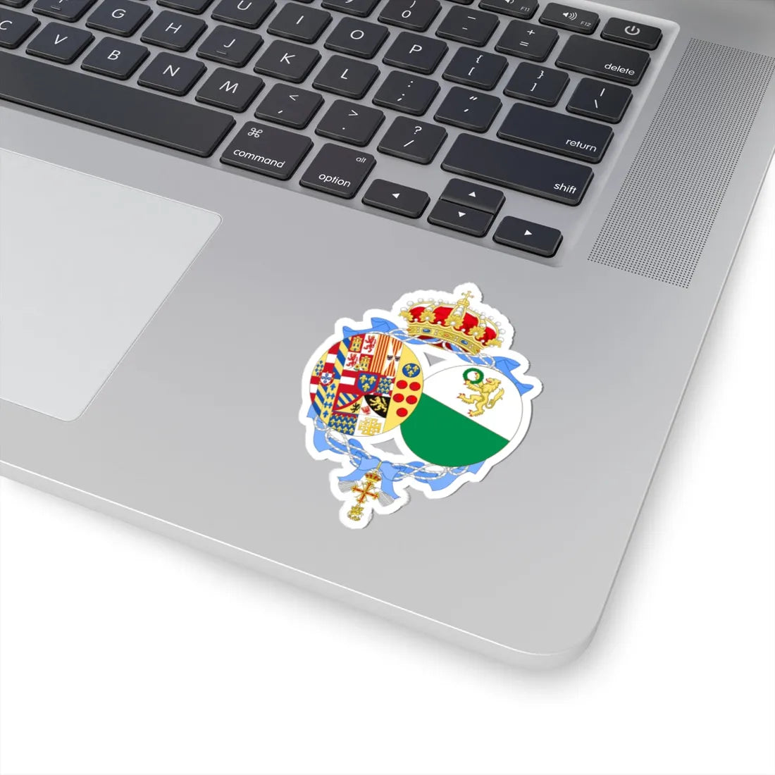 Coat of Arms of Camilla Duchess of Castro (Italy) (Coat of Arms) STICKER Vinyl Kiss-Cut Decal - The Sticker Space