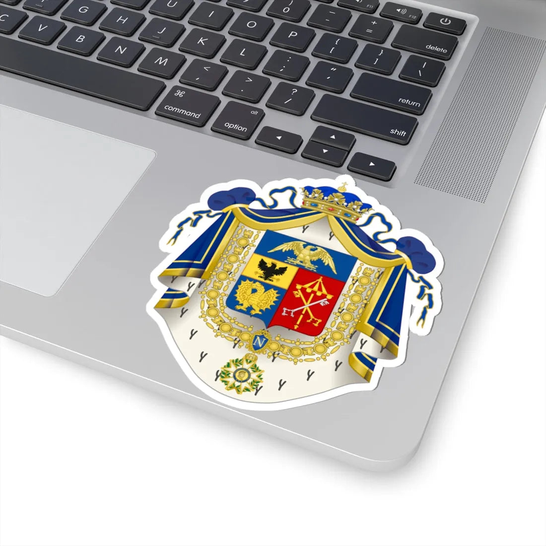Coat of Arms of Camillo Borghese (Italy) (Coat of Arms) STICKER Vinyl Kiss-Cut Decal - The Sticker Space