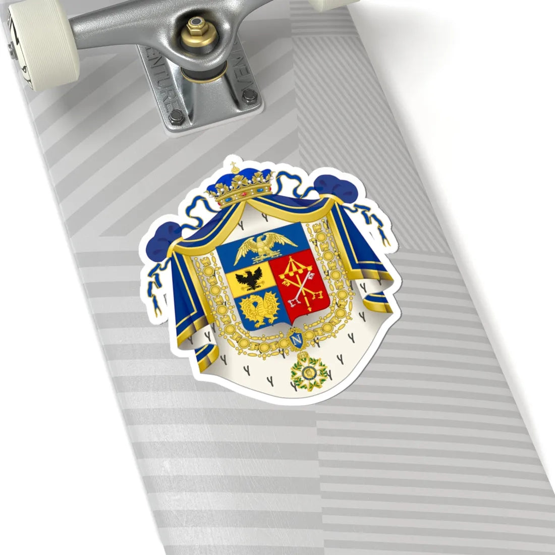 Coat of Arms of Camillo Borghese (Italy) (Coat of Arms) STICKER Vinyl Kiss-Cut Decal - The Sticker Space