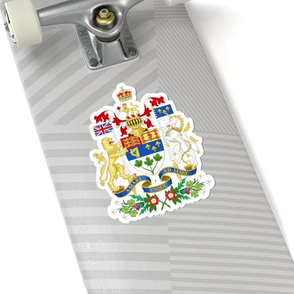 Coat of arms of Canada 1921-1957 (Canada) (Coat of Arms) STICKER Vinyl Kiss-Cut Decal - The Sticker Space
