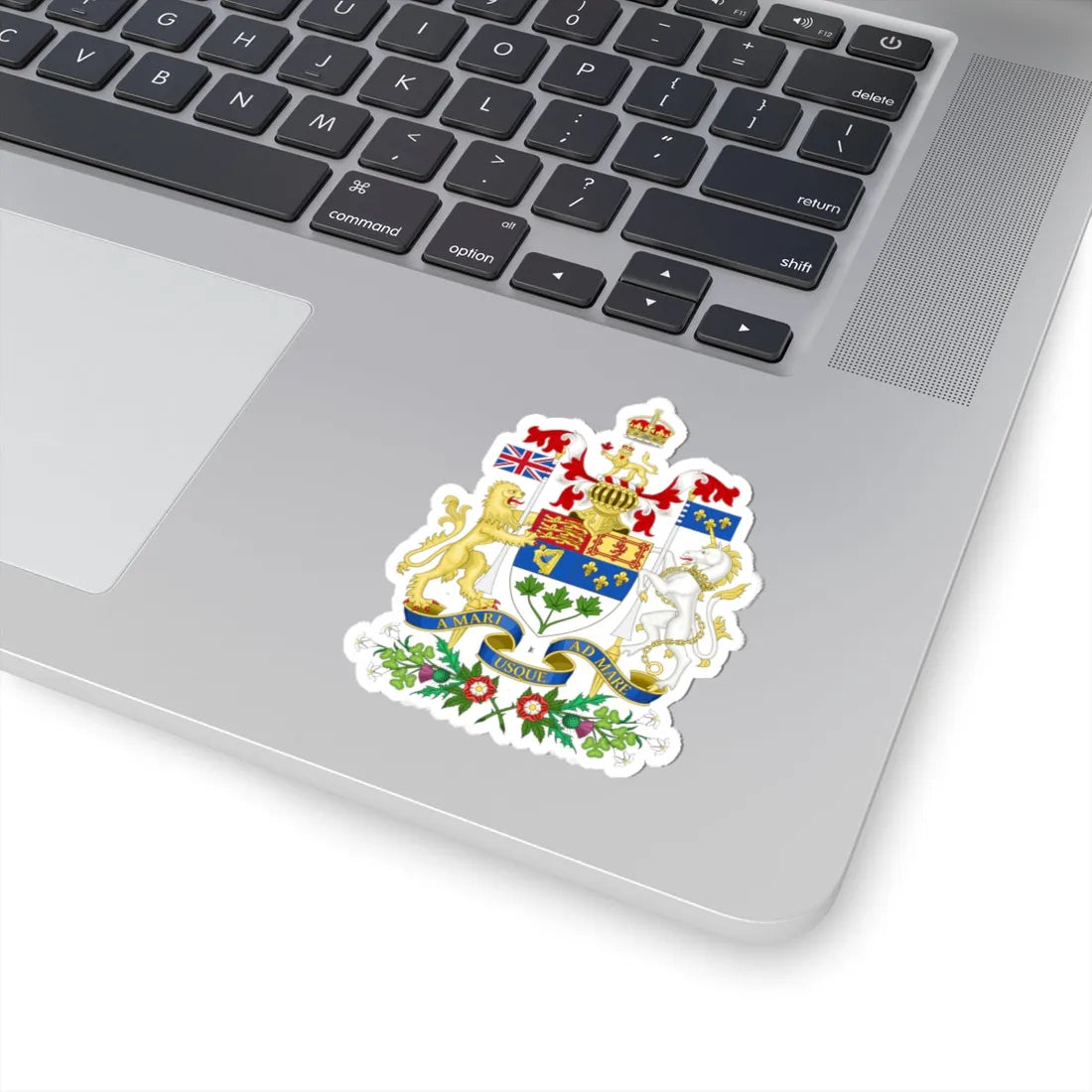 Coat of arms of Canada 1921-1957 (Canada) (Coat of Arms) STICKER Vinyl Kiss-Cut Decal - The Sticker Space