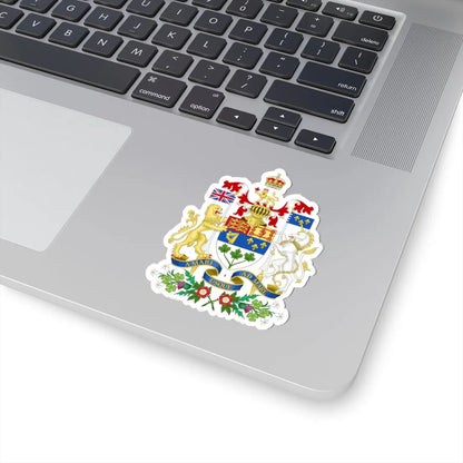Coat of arms of Canada 1921-1957 (Canada) (Coat of Arms) STICKER Vinyl Kiss-Cut Decal - The Sticker Space