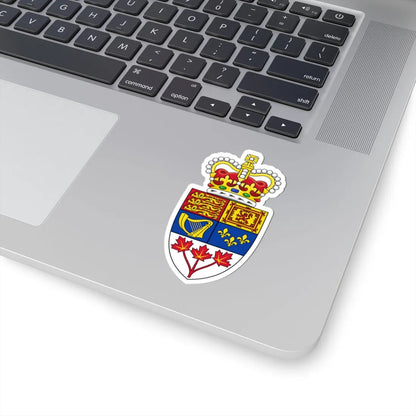 Coat of arms of Canada 1957-1994 lesser version (Canada) (Coat of Arms) STICKER Vinyl Kiss-Cut Decal - The Sticker Space