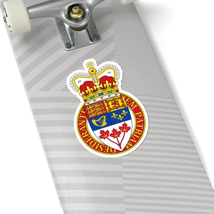 Coat of arms of Canada lesser version (Canada) (Coat of Arms) STICKER Vinyl Kiss-Cut Decal - The Sticker Space