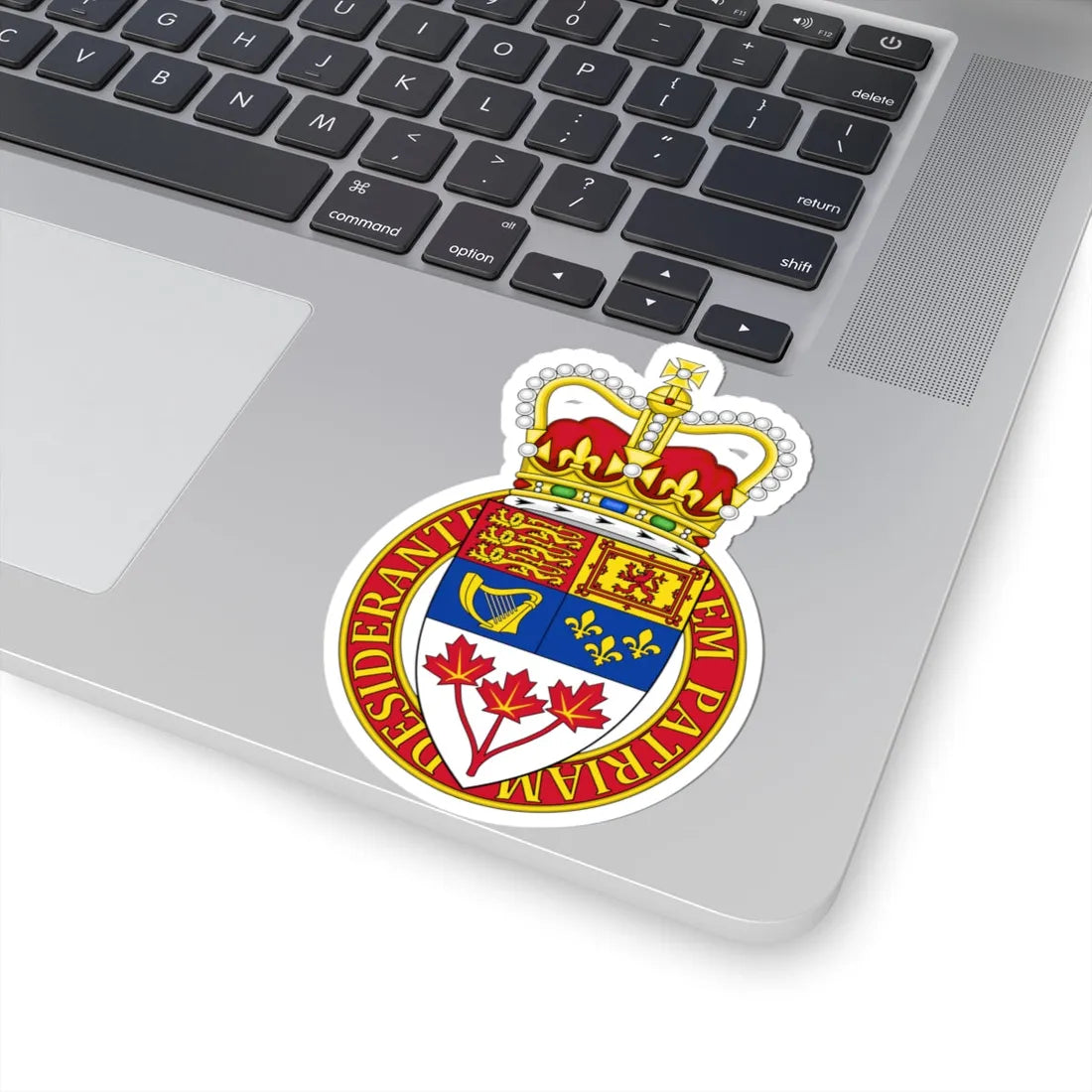 Coat of arms of Canada lesser version (Canada) (Coat of Arms) STICKER Vinyl Kiss-Cut Decal - The Sticker Space