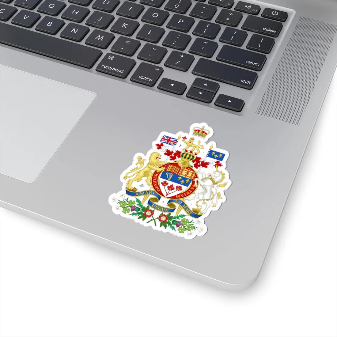 Coat of arms of Canada rendition (Canada) (Coat of Arms) STICKER Vinyl Kiss-Cut Decal - The Sticker Space