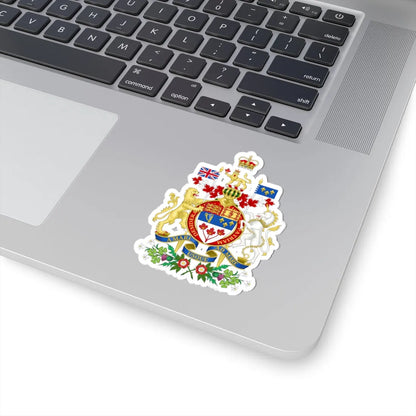Coat of arms of Canada rendition (Canada) (Coat of Arms) STICKER Vinyl Kiss-Cut Decal - The Sticker Space