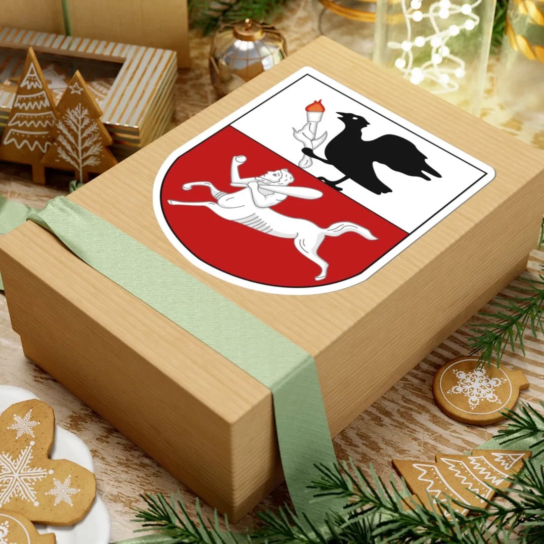 Coat of arms of Candia (Greece) (Coat of Arms) STICKER Vinyl Kiss-Cut Decal - The Sticker Space