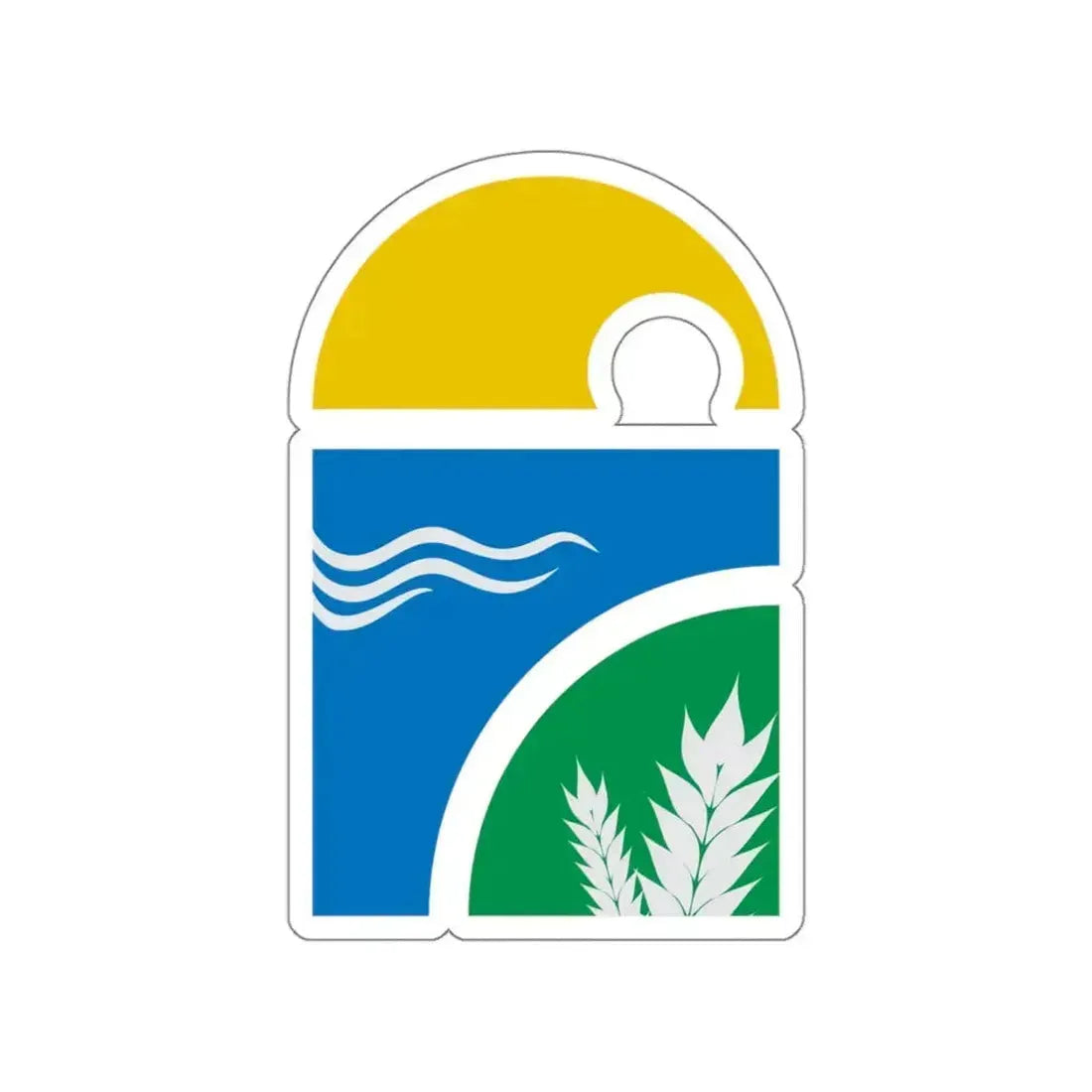 Coat of arms of Canelones Department STICKER Vinyl Die-Cut Decal 6 Inch - The Sticker Space