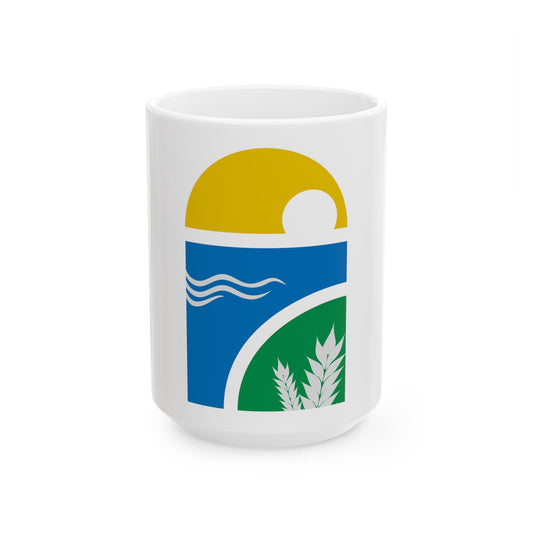 Coat of arms of Canelones Department - White Coffee Mug-15oz-The Sticker Space