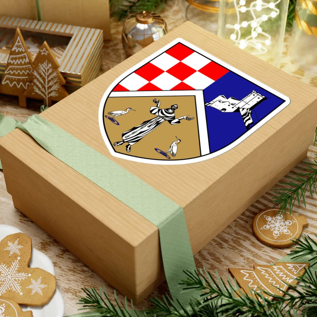 Coat of Arms of Capljina (Bosnia and Herzegovina) (Coat of Arms) STICKER Vinyl Kiss-Cut Decal - The Sticker Space