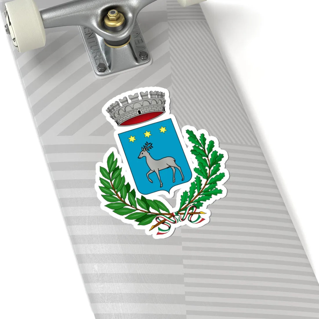 Coat of Arms of Capriati a Volturno (Italy) (Coat of Arms) STICKER Vinyl Kiss-Cut Decal - The Sticker Space