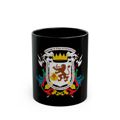 Coat of arms of Caracas - Black Coffee Mug-11oz-The Sticker Space