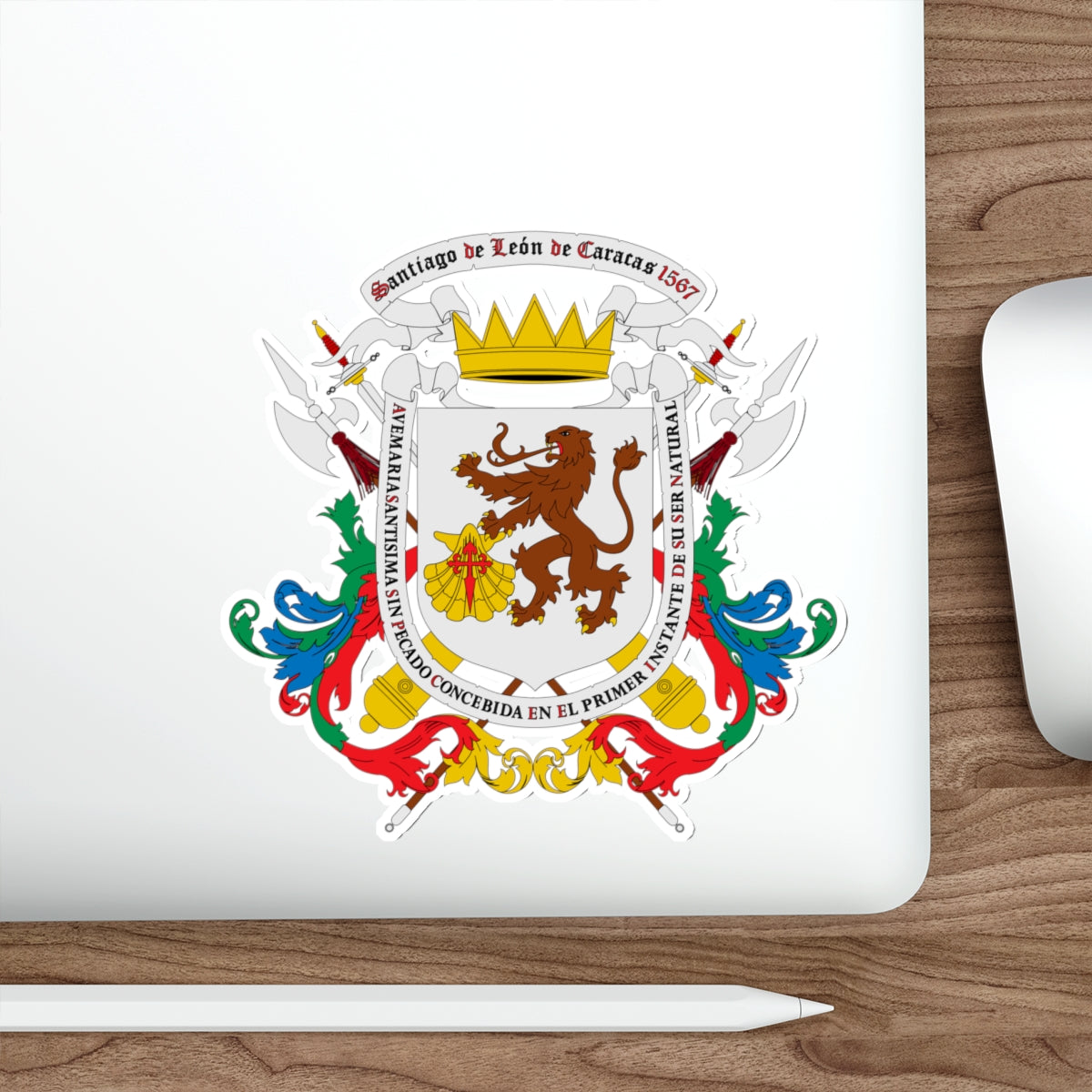 Coat of arms of Caracas STICKER Vinyl Die-Cut Decal-The Sticker Space