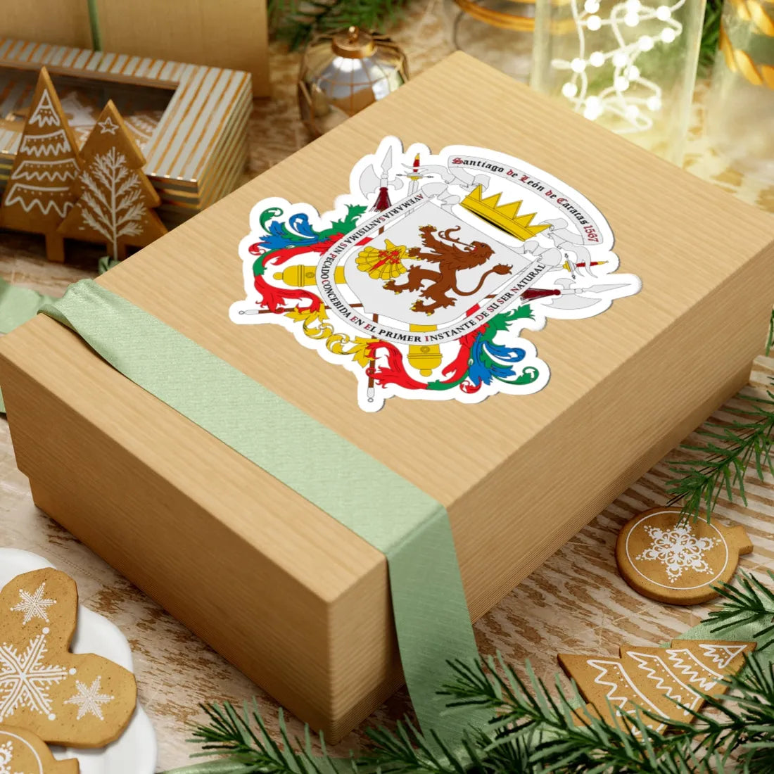 Coat of arms of Caracas - STICKER Vinyl Kiss-Cut Decal - The Sticker Space