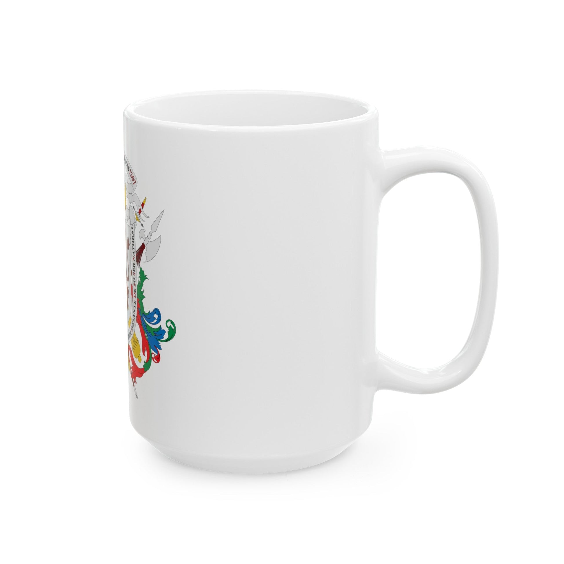 Coat of arms of Caracas - White Coffee Mug-The Sticker Space