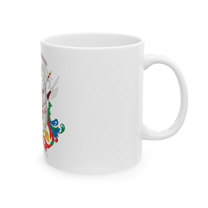 Coat of arms of Caracas - White Coffee Mug-The Sticker Space