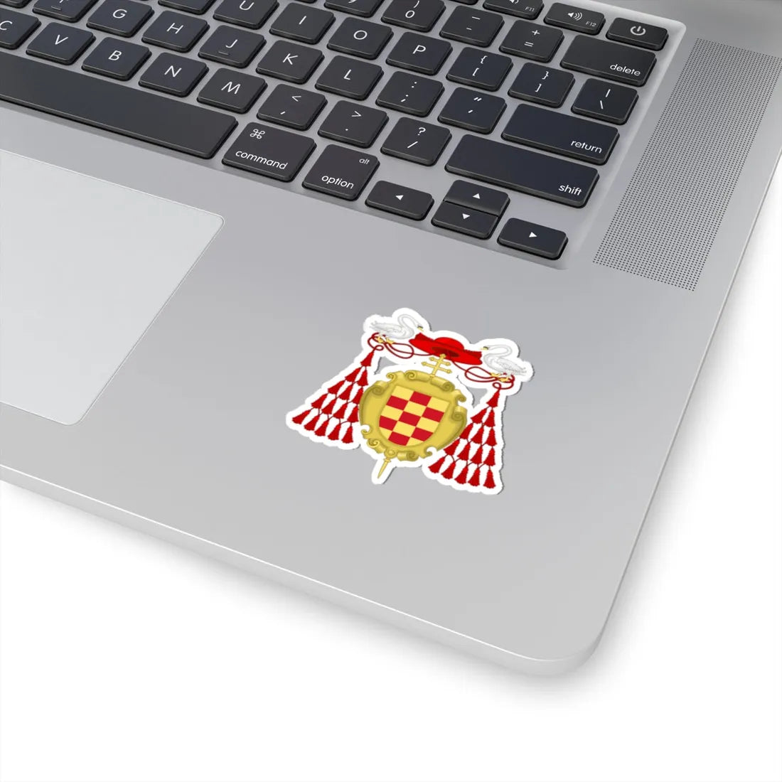 Coat of Arms of Cardinal Cisneros (Spain) (Coat of Arms) STICKER Vinyl Kiss-Cut Decal - The Sticker Space