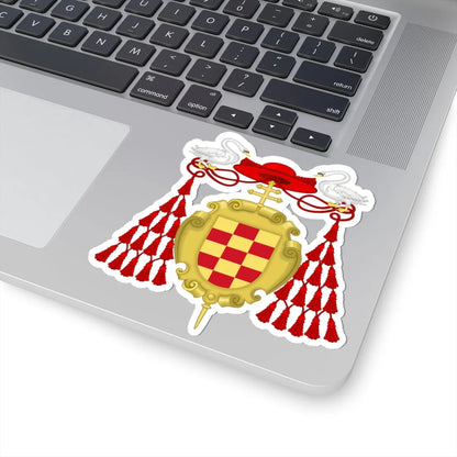 Coat of Arms of Cardinal Cisneros (Spain) (Coat of Arms) STICKER Vinyl Kiss-Cut Decal - The Sticker Space