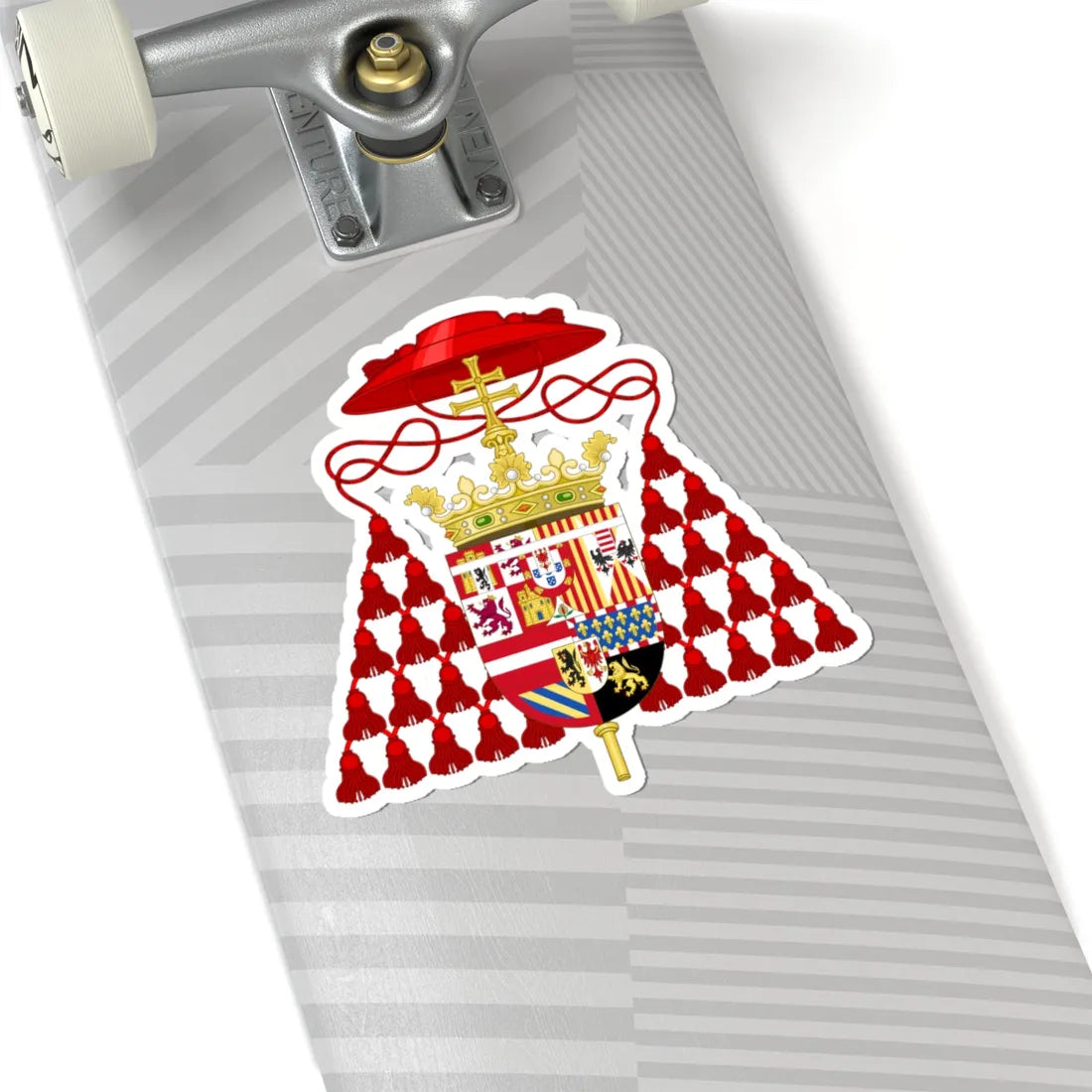 Coat of Arms of Cardinal-Infante Ferdinand of Austria (Spain) (Coat of Arms) STICKER Vinyl Kiss-Cut Decal - The Sticker Space