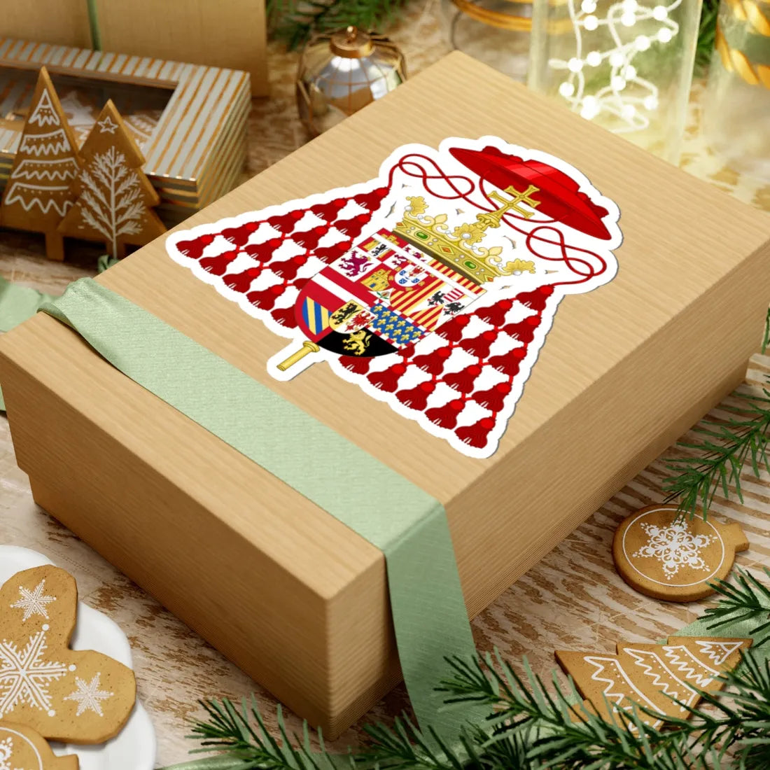 Coat of Arms of Cardinal-Infante Ferdinand of Austria (Spain) (Coat of Arms) STICKER Vinyl Kiss-Cut Decal - The Sticker Space