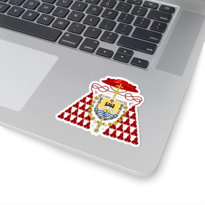 Coat of Arms of Cardinal Pedro Segura (Spain) (Coat of Arms) STICKER Vinyl Kiss-Cut Decal - The Sticker Space